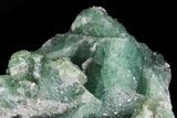 Green Fluorite & Druzy Quartz - Colorado #33382-2